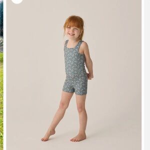 Rylee + Cru sold out Malibu Jumpsuit with Wide Straps 4/5 gymnastics ballet
